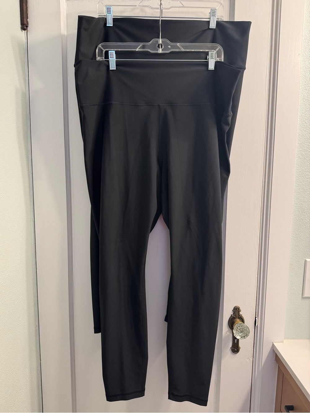 2 Pairs of Old Navy Powersoft Black High-Rise Leggings